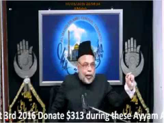 Muharram 1, 1438: Maulana Sadiq Hasan